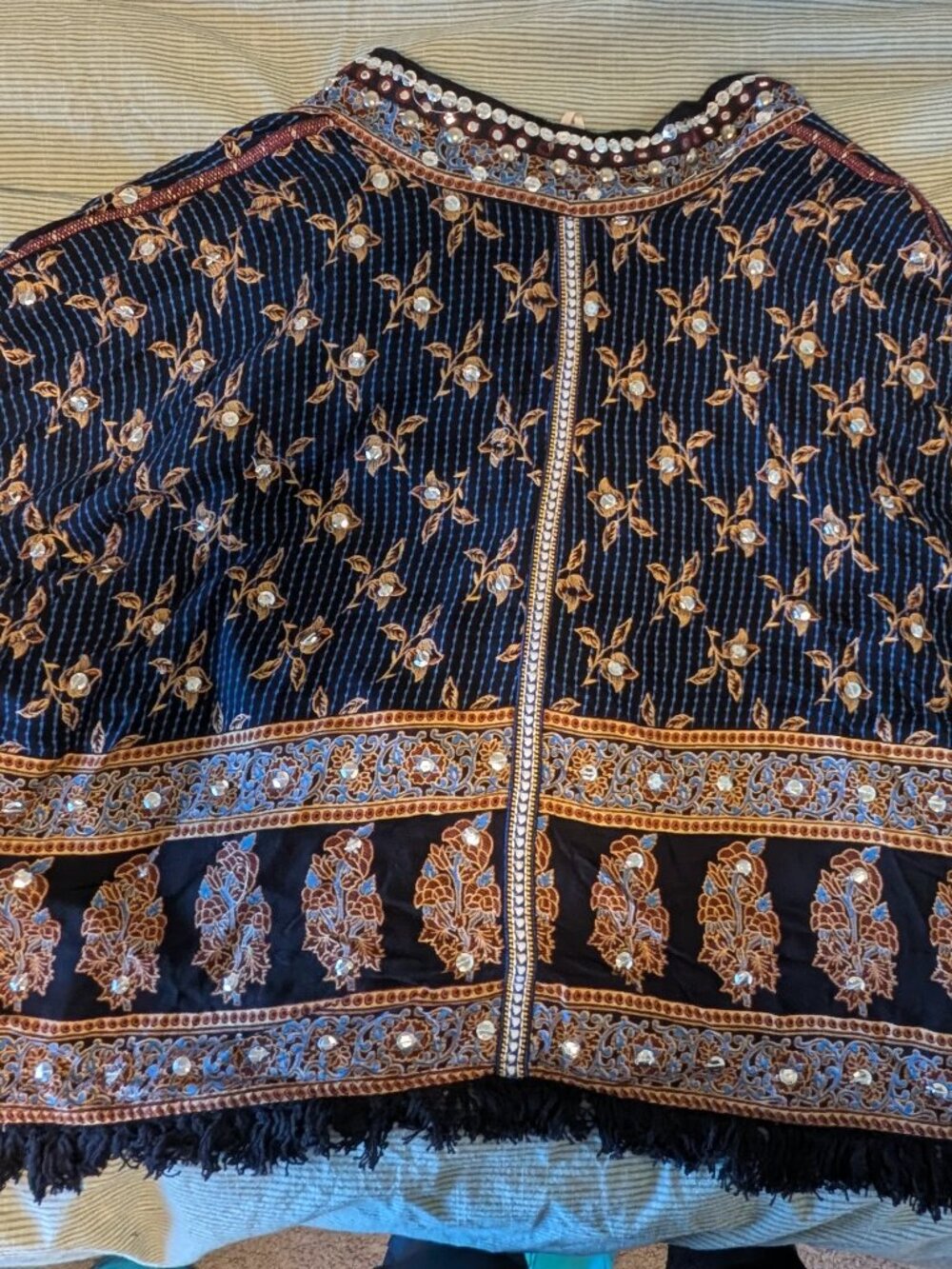 Free People Ray of Light Embellished Jacket M - Picture 5 of 5